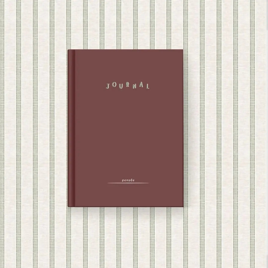 Daily Check-In Journal: Brown