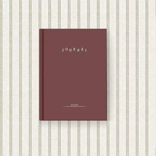 Daily Check-In Journal: Brown